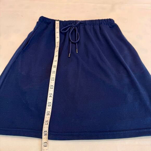 Jack Smith Activewear Navy Skort Drawstring Elastic Waist Pockets Mesh Short - Picture 10 of 16